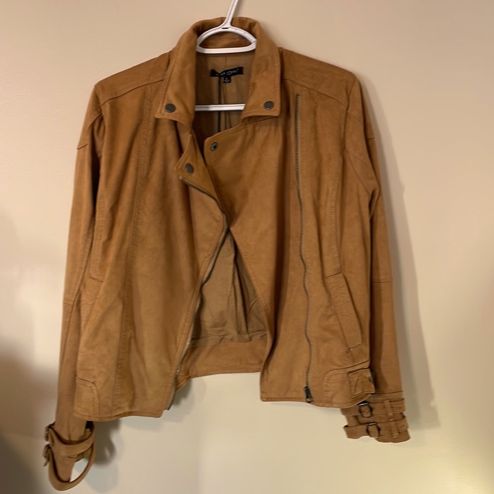 NWT Dear John faux suede jacket